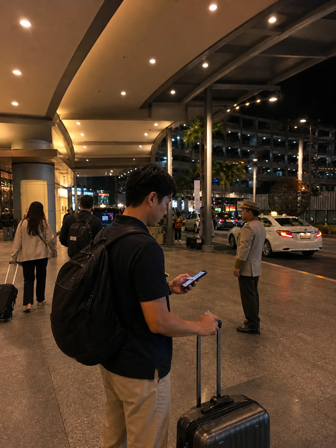 Newport World Resorts arrival near NAIA for a short casino trip