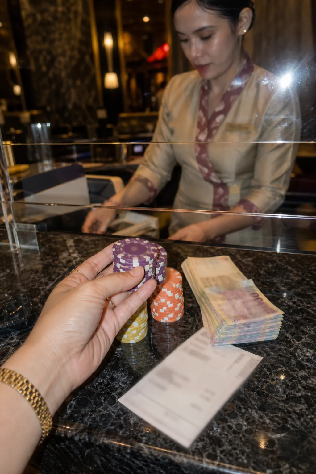JTV table payment card and service detail